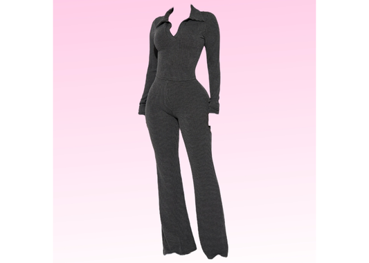 So Ribbed Two-Piece Set