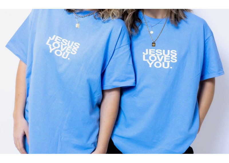 JLY University Blue Logo Tee
