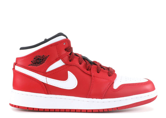 Air Jordan 1 Retro Mid GS Gym Red White