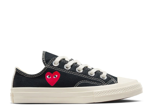 Comme des Garcons PLAY x Chuck 70 Low PS Single Heart - Black