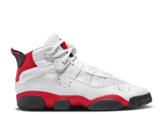 Jordan 6 Rings GS White University Red