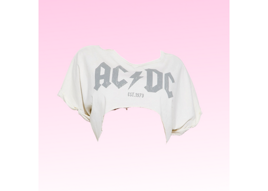 ACDC Washed Cropped Shirt