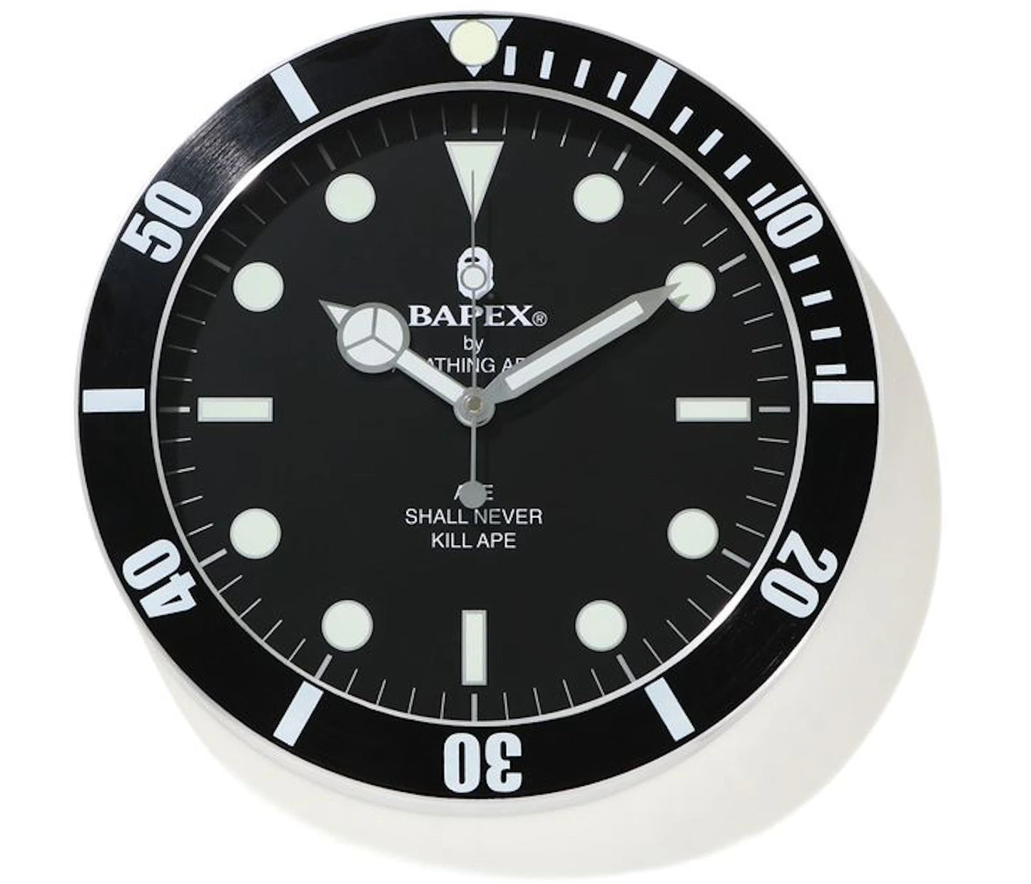 BAPE X Wall Clock Black