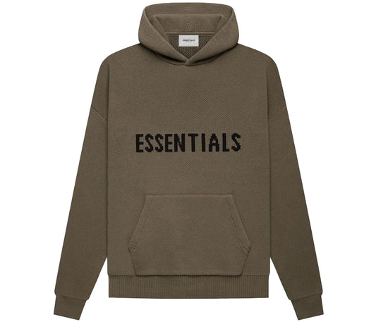 Fear of God Essentials Knit Pullover Hoodie Harvest
