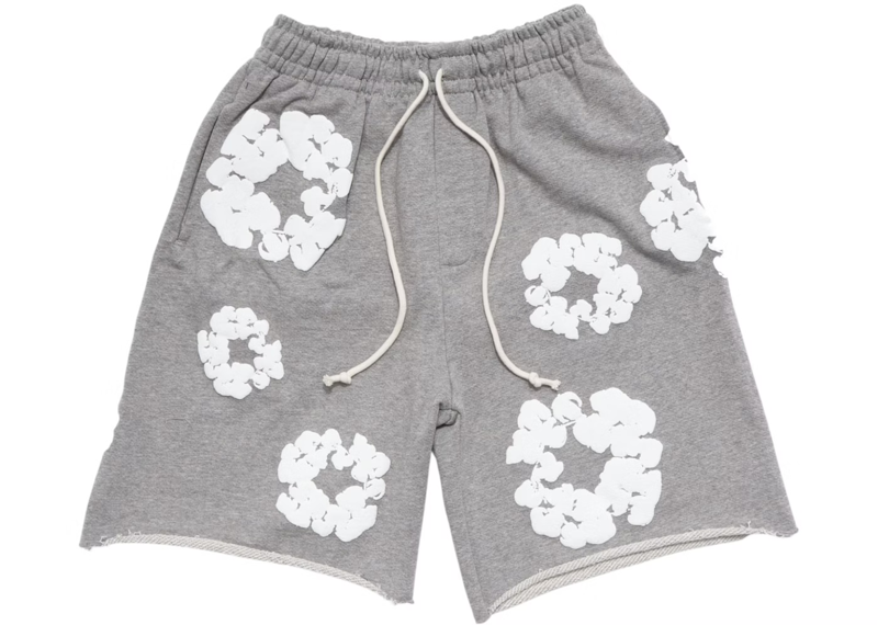Denim Tears Cotton Wreath Sweatshorts Grey
