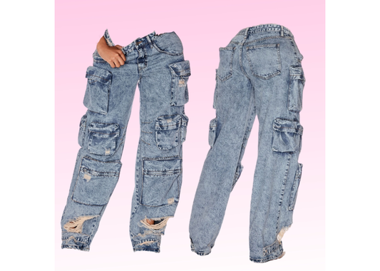 Out Of Pocket Cargo Jeans