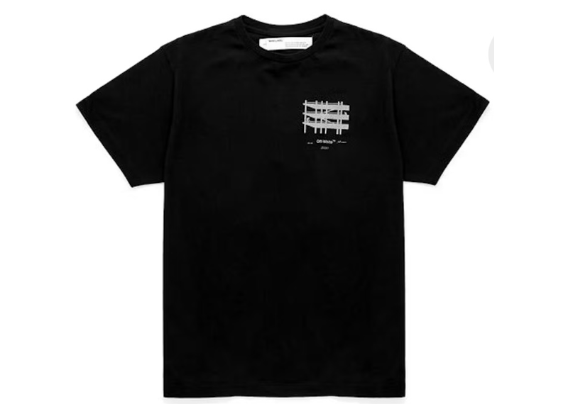 Off-White Industrial T-Shirt Black/Silver