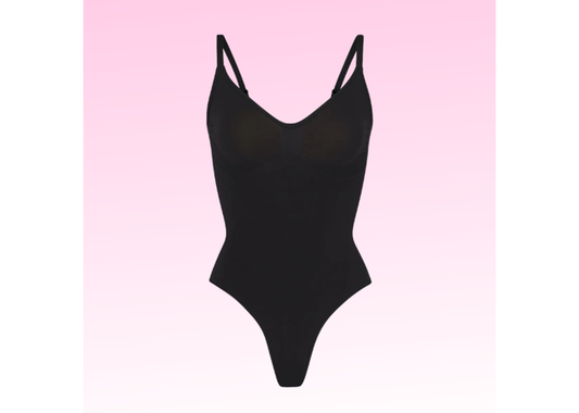 Onyx Seamless Sculpt Thong Bodysuit