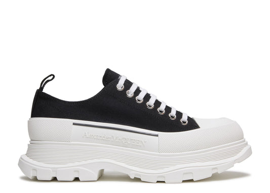 Alexander McQueen Tread Slick Lace Up Black White