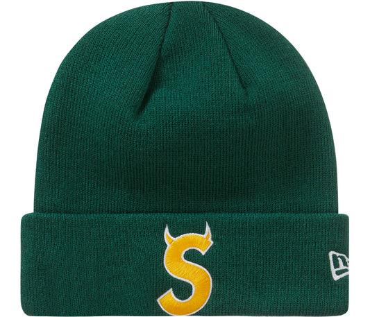 Supreme New Era S Logo Beanie (FW22) Dark Green
