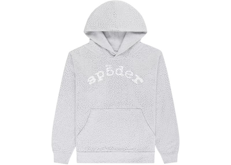 Sp5der VVS Hoodie Heather Grey