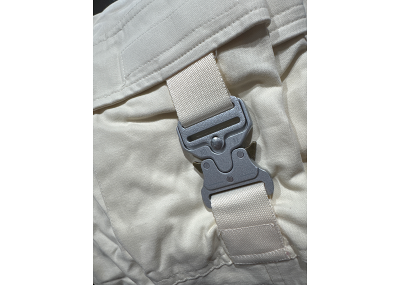 Wide Leg 6 Pocket Light Khaki Pant