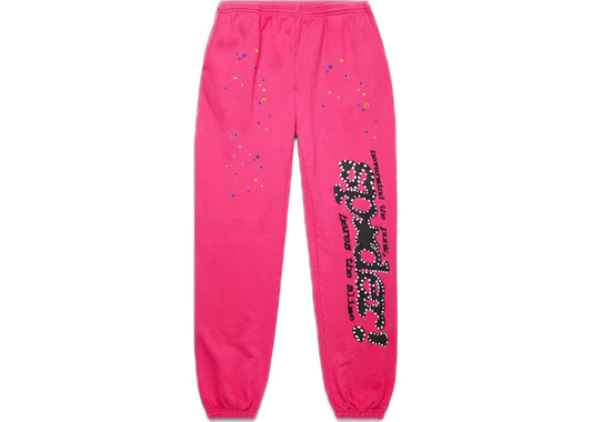 Sp5der Pink sweatpants