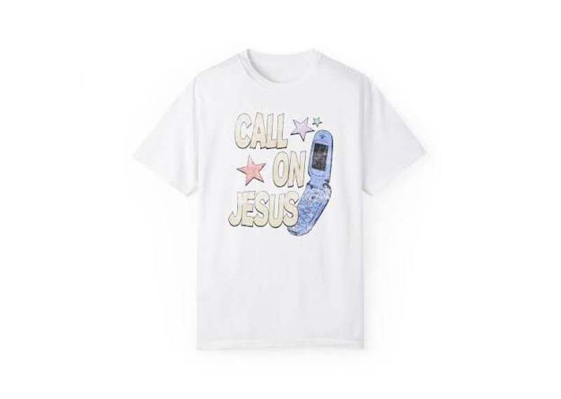 "Call On Jesus" Vintage Faded T-Shirt