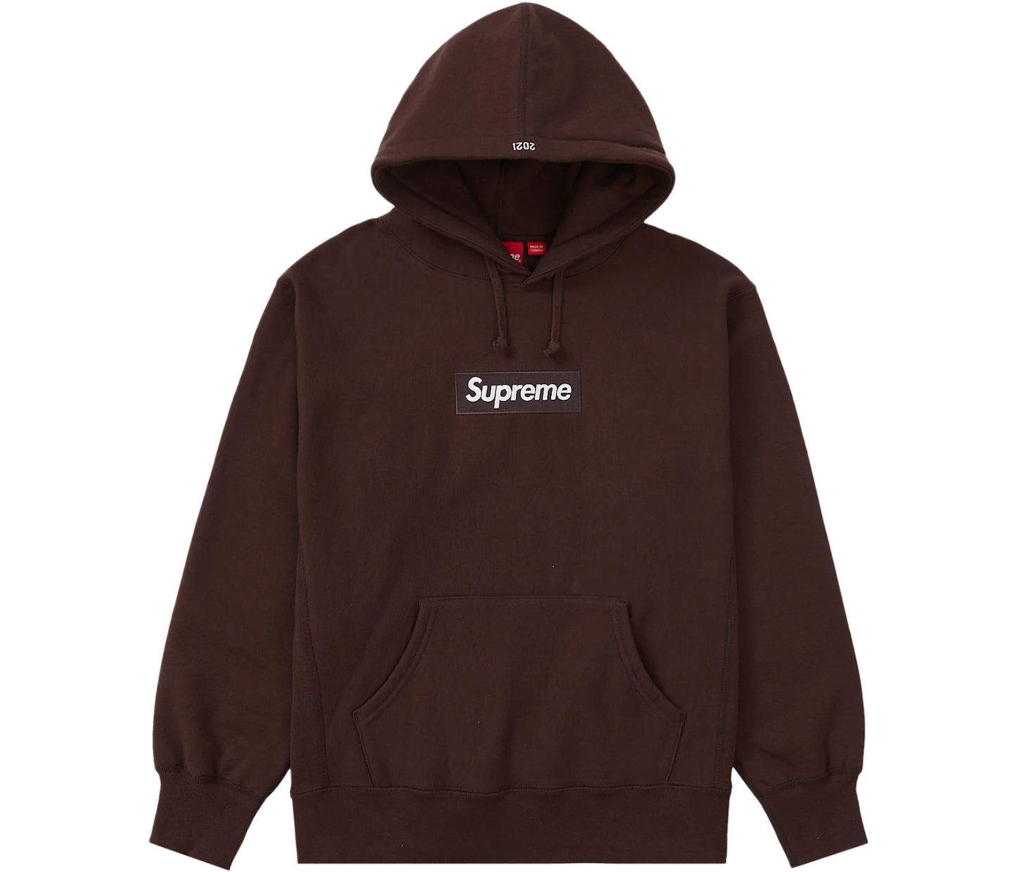 Supreme Box Logo Hooded Sweatshirt (FW21) Dark Brown