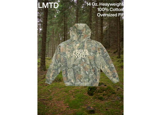 JLY Lmtd Heavyweight Camo Hoodie