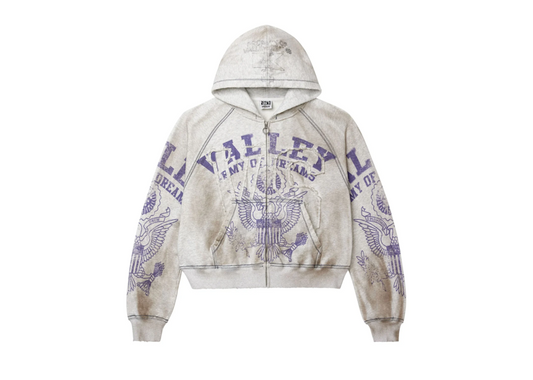 Vale Forever Army Zip Up Grey