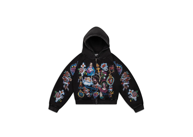 Righteous Risen King Zip Up (Black)