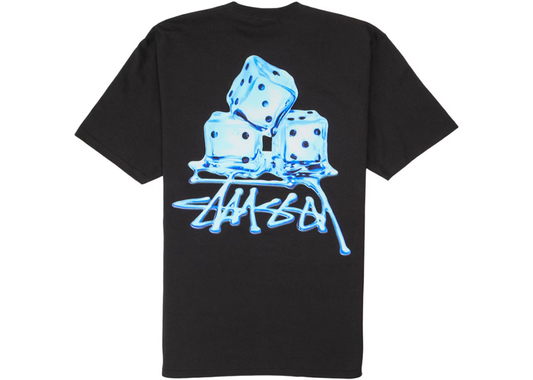 Stussy Melted Tee Black