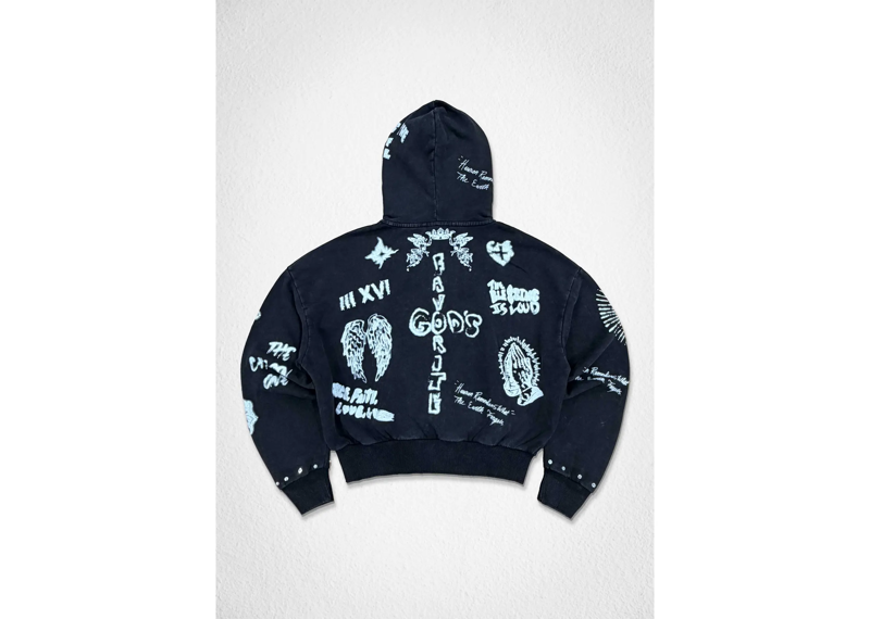 Gods Favorite Doodles Zip Up