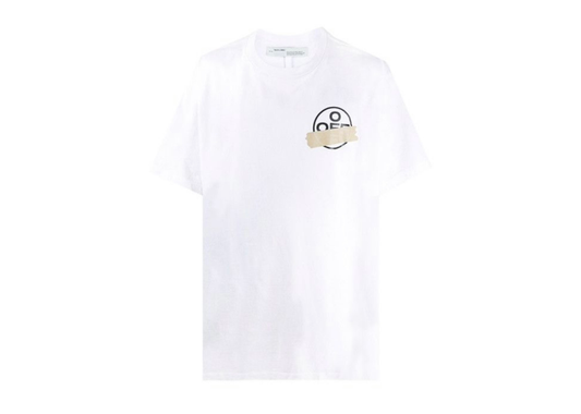 Off-White Tape Arrows Short Sleeve Over Tee White