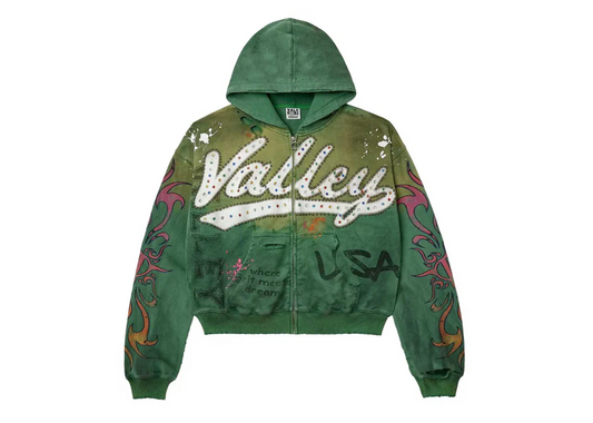 Vale Forever Inferno Zip Up Green