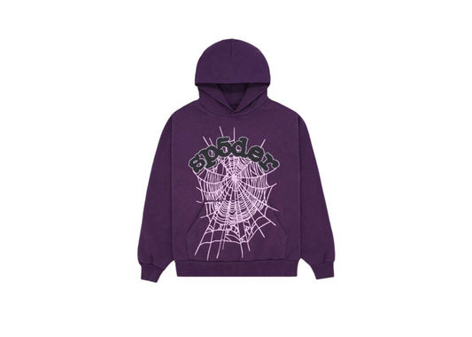 Sp5der Web Hoodie Grape