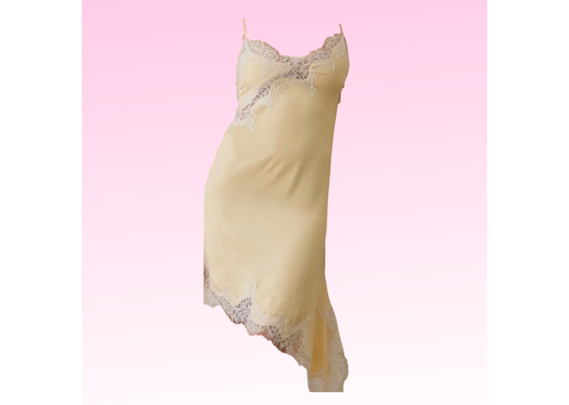 Goldenhour Lace Dress - Butter Yellow