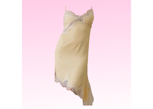Goldenhour Lace Dress - Butter Yellow