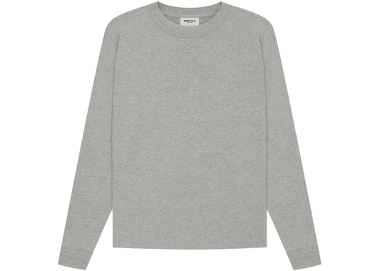 Fear of God Essentials Long Sleeve T-Shirt Dark Heather Oatmeal