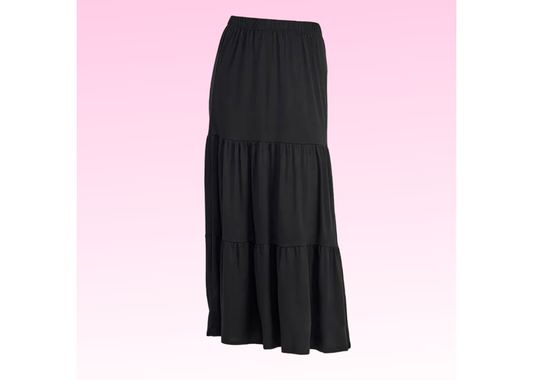 Everyday Black Maxi Skirt