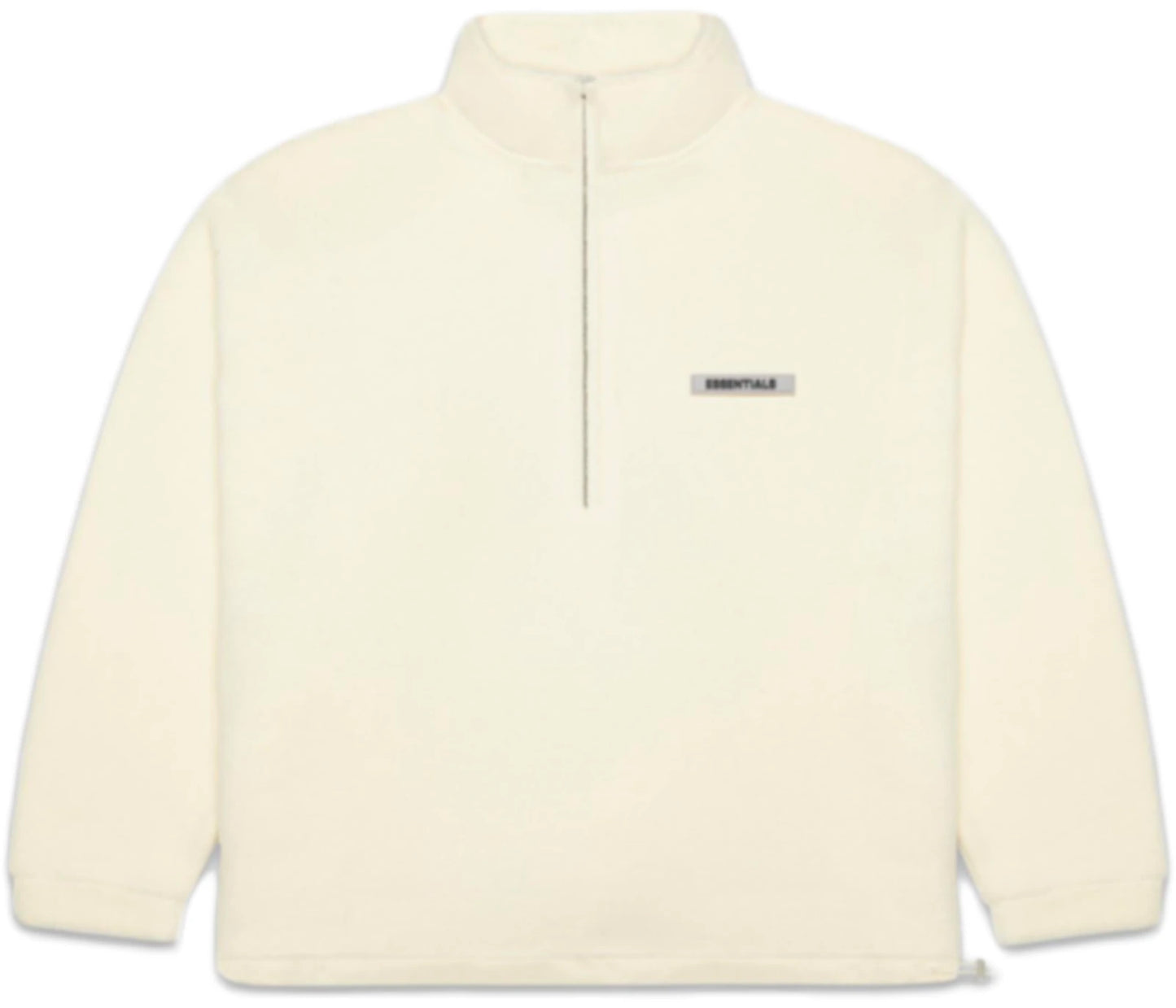 Fear of God Essentials Polar Fleece Half-Zip Sweater Buttercream