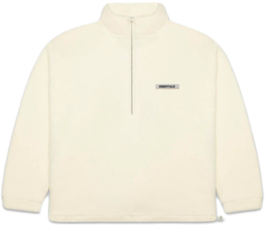 Fear of God Essentials Polar Fleece Half-Zip Sweater Buttercream