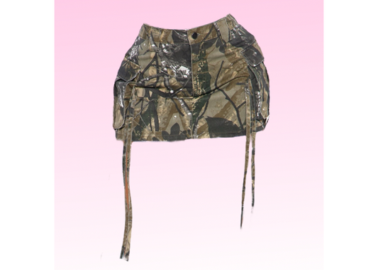 Blending In Camo Skirt