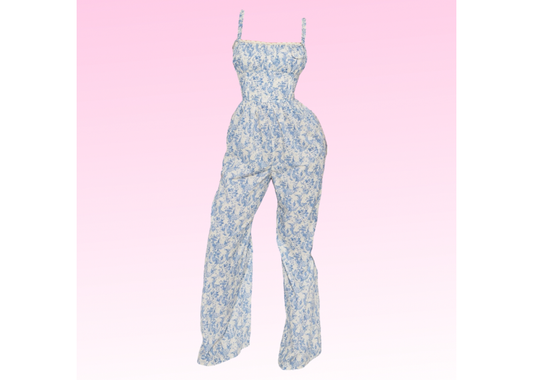 Brunch Time Floral Jumpsuit