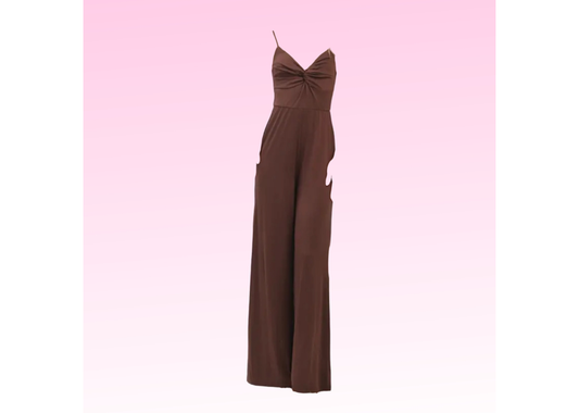Reina Jumpsuit - Cocoa