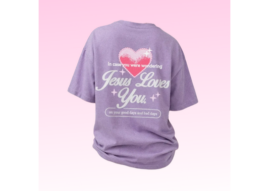 JLY In Case You Were Wondering Tee - Lavender