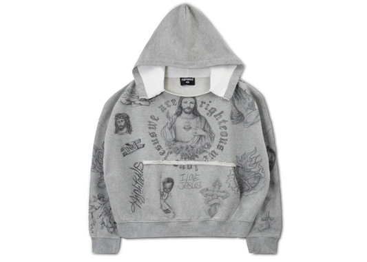 Righteous Distressed Hoodie Gods Favorite