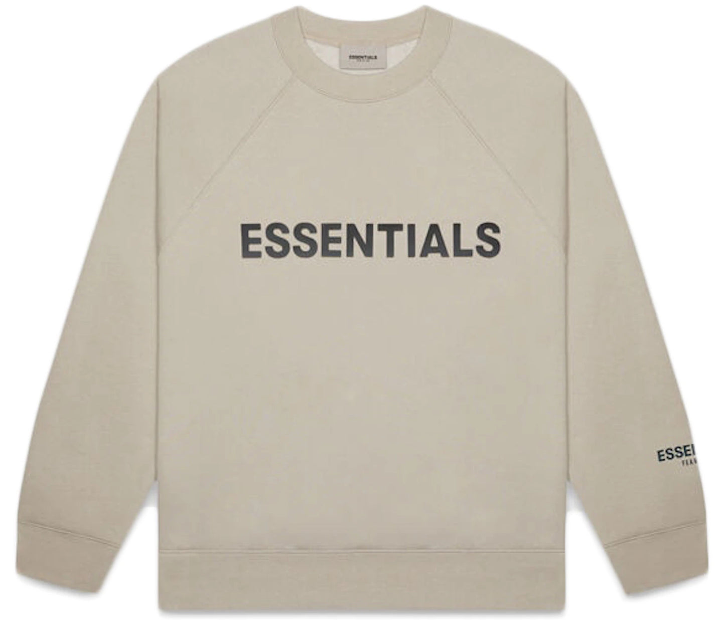 Fear of God Essentials Crewneck Applique Logo Olive/Khaki
