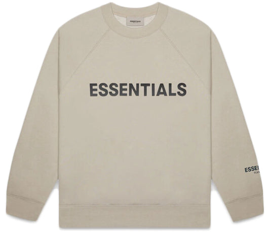 Fear of God Essentials Crewneck Applique Logo Olive/Khaki