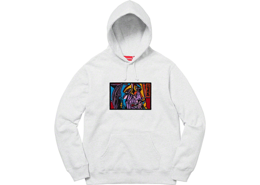 Supreme Chainstitch Hoodie Grey
