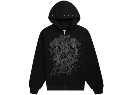 Sp5der Web Zip Up Black OG
