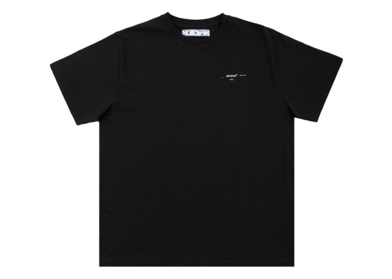 Off-White Colour Painting Diagonals Arrows Tee Black