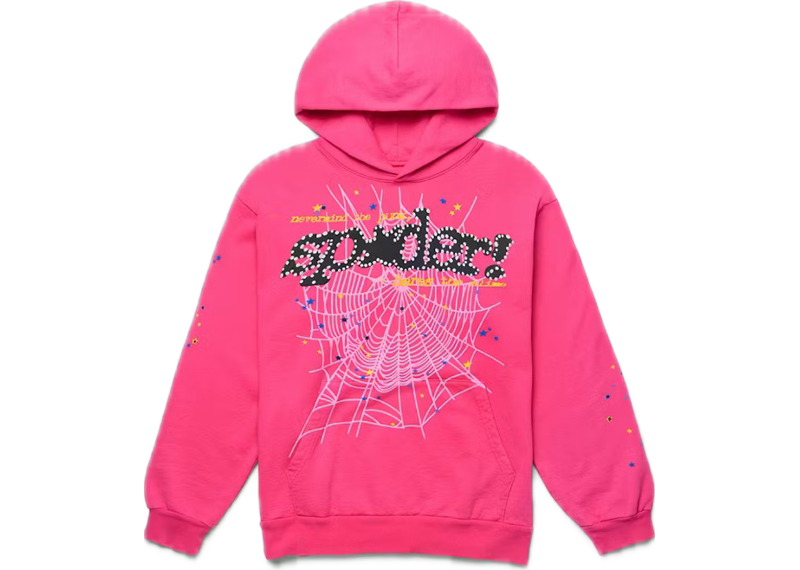 Sp5der Pink Hoodie