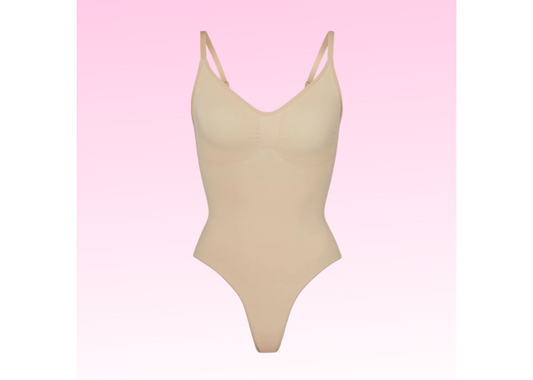 SKIMS Seamless Sculpt Thong Bodysuit- MICA