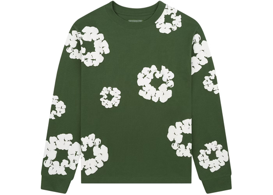 Denim Tears Cotton Wreath Long Sleeve - Green