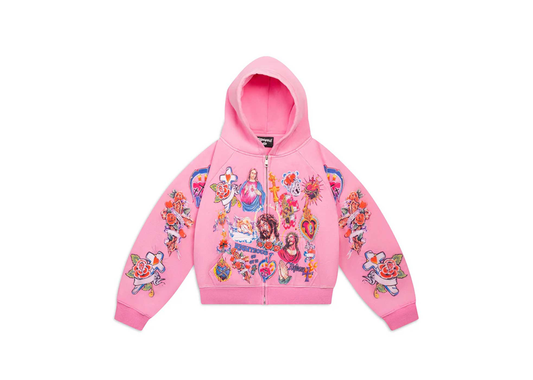 Righteous Risen Zip Up - Pink