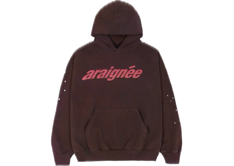 Sp5der Araignee Hoodie Brown