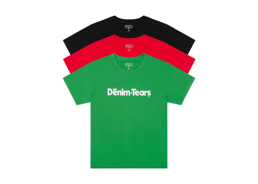 Denim Tears Blood Black Africa Three Pack