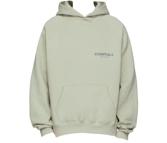 Fear of God Essentials SSENSE Exclusive Pullover Hoodie Concrete